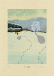井上厚・冬の足跡