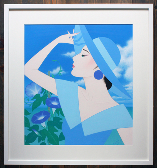 【初回限定お試し価格】 舞妓 art official TSURUTA ICHIRO 鶴田一郎アートストア | 朝顔 絵画