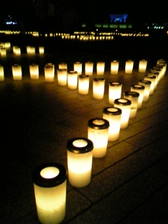 夜の横浜赤レンガ倉庫