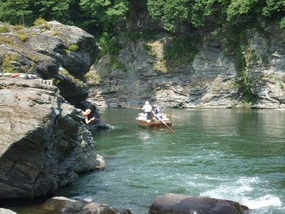 長瀞で遊ぶ