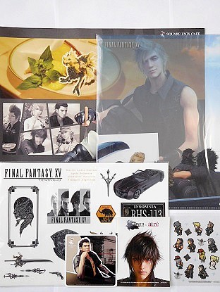 ファイナルファンタジー15 スクエニカフェ　第2弾　ランチョン7枚セット FF15 × スクエニカフェ東京/大阪 11.17-12.14 コラボカフェ第7弾