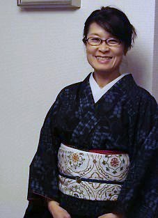 藍染紬