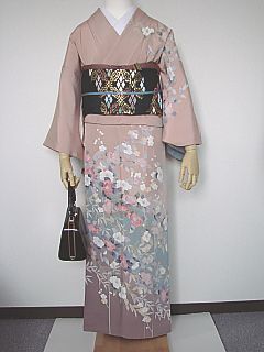 椿訪問着