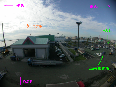鹿児島側フェリーターミナル