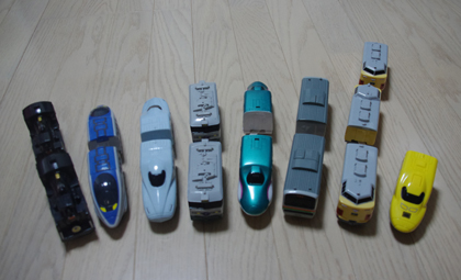 ハッピーセット プラレール