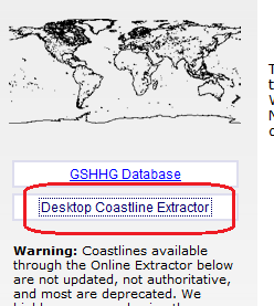 Desktop Coastline Extractorを使う