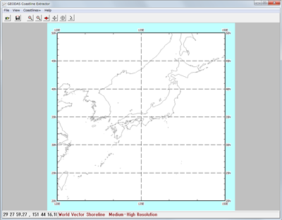 Desktop Coastline Extractorを使う
