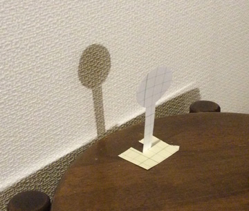 LEDで日食実験