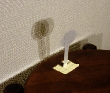 LEDで日食実験