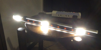 LEDで日食実験