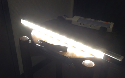 LEDで日食実験