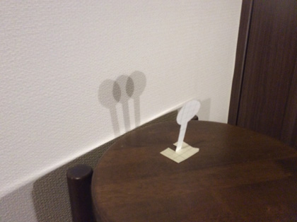 LEDで日食実験