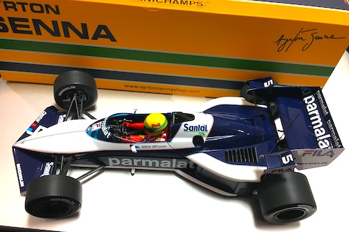 F1 ミニチャンプス 1/43 アイルトン・セナ ブラバムBMW BT52B 1/43 ブラバム BMW BT52B アイルトン・セナ ミニチャンプス