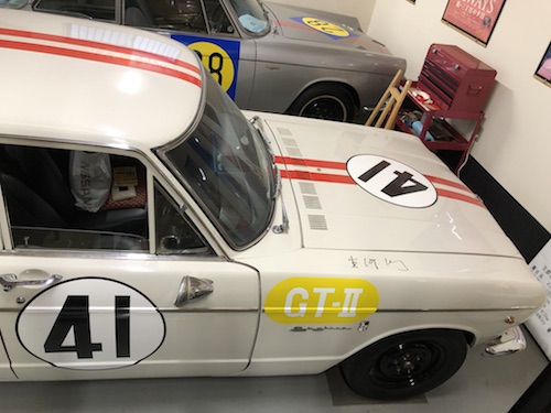 取材で！！昨日見た、第2回 日本GPでポルシェを抜いて、1周だけ