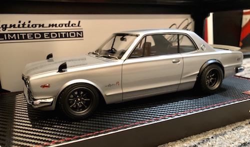 イグニッションモデルから僕のハコスカ1/18模型が届きました