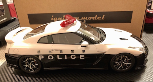 栃木県警察GTR R35パトカーのミニカーが！イグニッションモデルさん