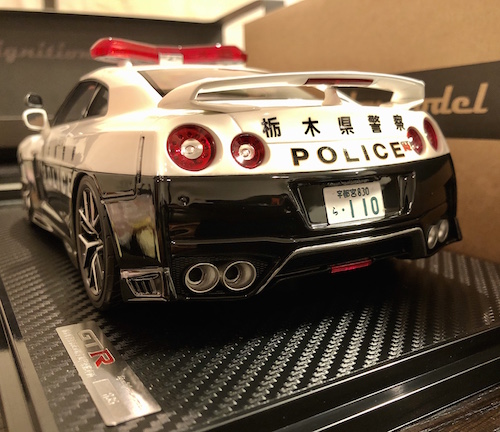 栃木県警察GTR R35パトカーのミニカーが！イグニッションモデルさん