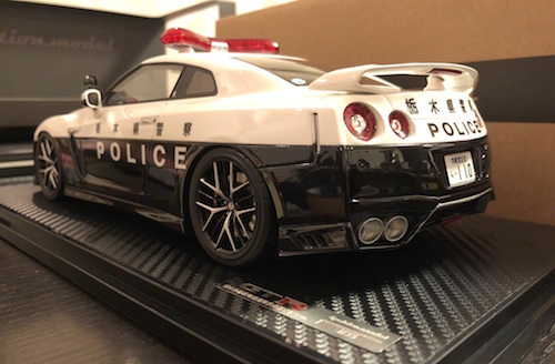 栃木県警察GTR R35パトカーのミニカーが！イグニッションモデルさん