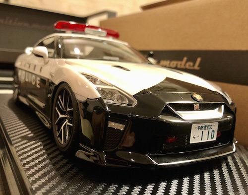 栃木県警察GTR R35パトカーのミニカーが！イグニッションモデルさん