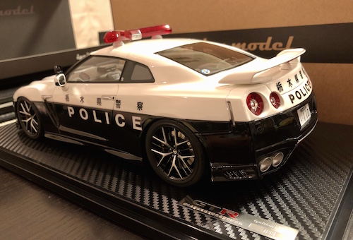 栃木県警察GTR R35パトカーのミニカーが！イグニッションモデルさん