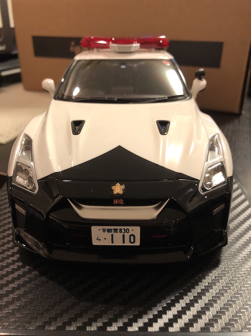 栃木県警察GTR R35パトカーのミニカーが!イグニッションモデル 栃木県警察GTR R35パトカーのミニカーが!イグニッションモデル