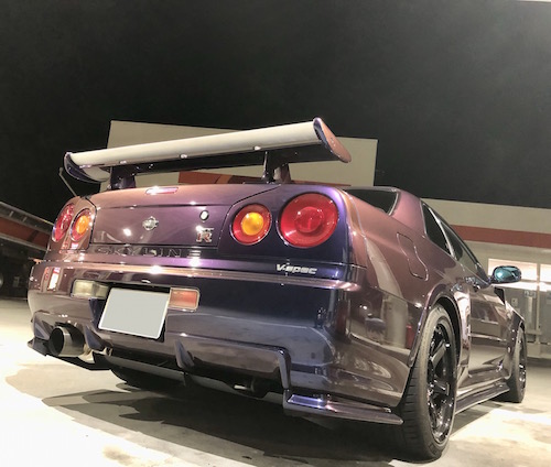 どうしても付けたかったR34のディフューザー！グローバルオート製品