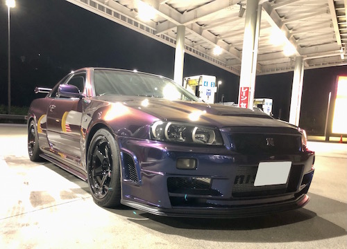 どうしても付けたかったR34のディフューザー！グローバルオート製品