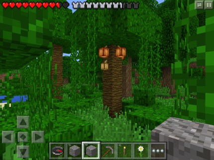 Minecraft Pe 一人で村探し 収穫は ジャングルバイオームと 花の森バイオームだけ ヘビメタパパと子鉄な息子のゲーム日記
