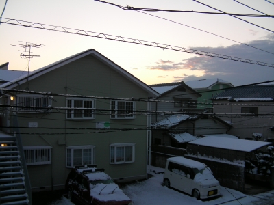 雪景色_家の東側