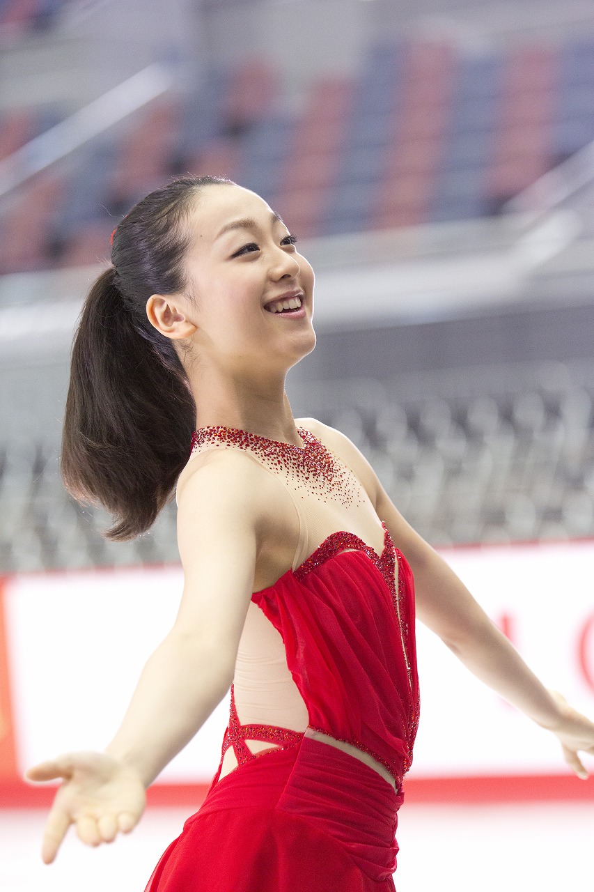 浅田真央 ガーナチョコの垂れ幕 浅田真央 ガーナチョコの垂れ幕