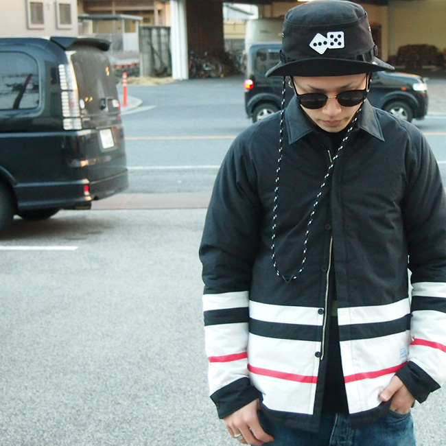 stussy army bucket hat