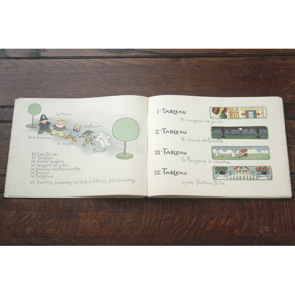 ドビュッシー「おもちゃ箱」　アンティーク楽譜　アンドレ・エレ　1913年 ドビュッシー「おもちゃ箱」 アンティーク楽譜 アンドレ・エレ