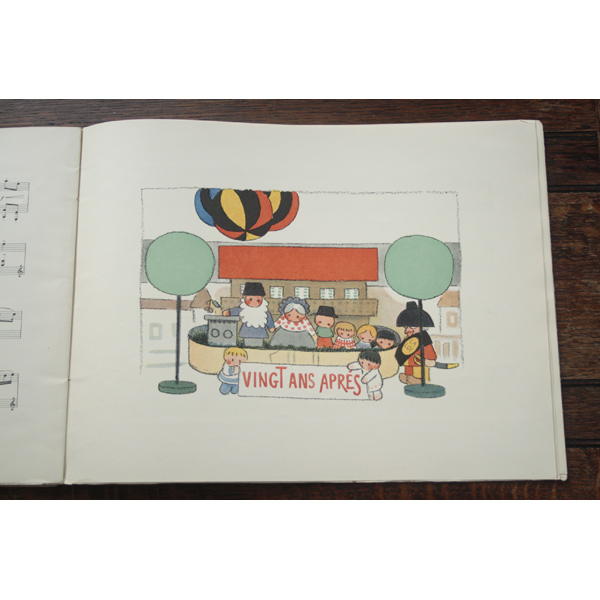 ドビュッシー「おもちゃ箱」　アンティーク楽譜　アンドレ・エレ　1913年 ドビュッシー「おもちゃ箱」 アンティーク楽譜 アンドレ・エレ