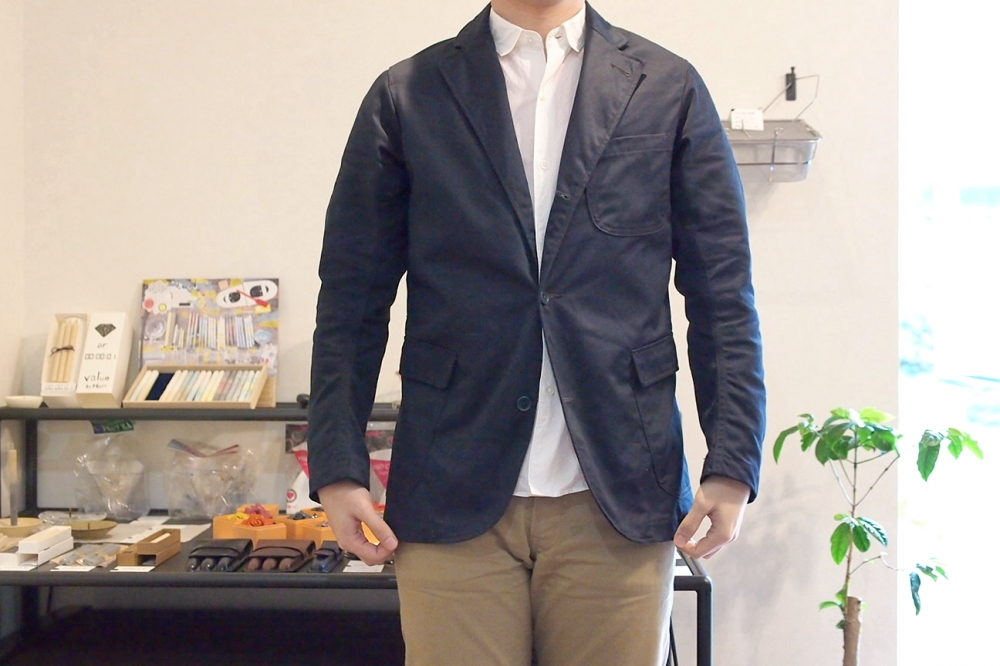 WORKERS（ワーカーズ）の「WORKERS LOUNGE JACKET NAVY CHINO