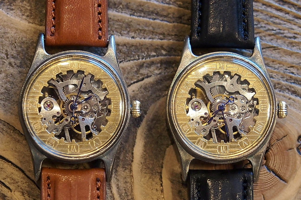 JOIE INFNIE DESIGNの時計の新モデル、手巻きスケルトンのR.R