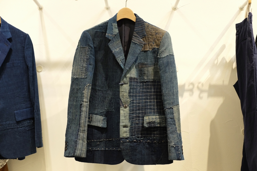 美品 kuon ボロ 裂き織り リバーシブル ボンバー ジャケット 美品 kuon ボロ 裂き織り リバーシブル ボンバー ジャケット