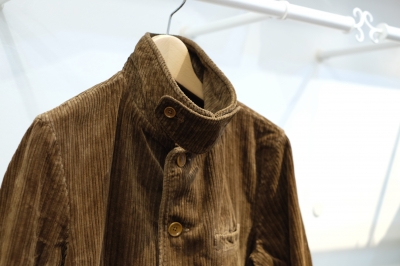 KUON (クオン)奄美大島泥染め　コーデュロイ カバーオール KUON (クオン)奄美大島泥染め コーデュロイ カバーオール