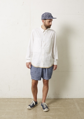 KUON（クオン）のネイビー裂き織り・5パネルキャップについて