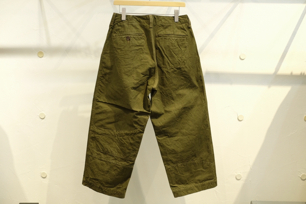 KUON クオン ミリタリー テントクロス パンツ チャコールグレー KUON（クオン）さんに別注で作っていただいた、テントクロス5