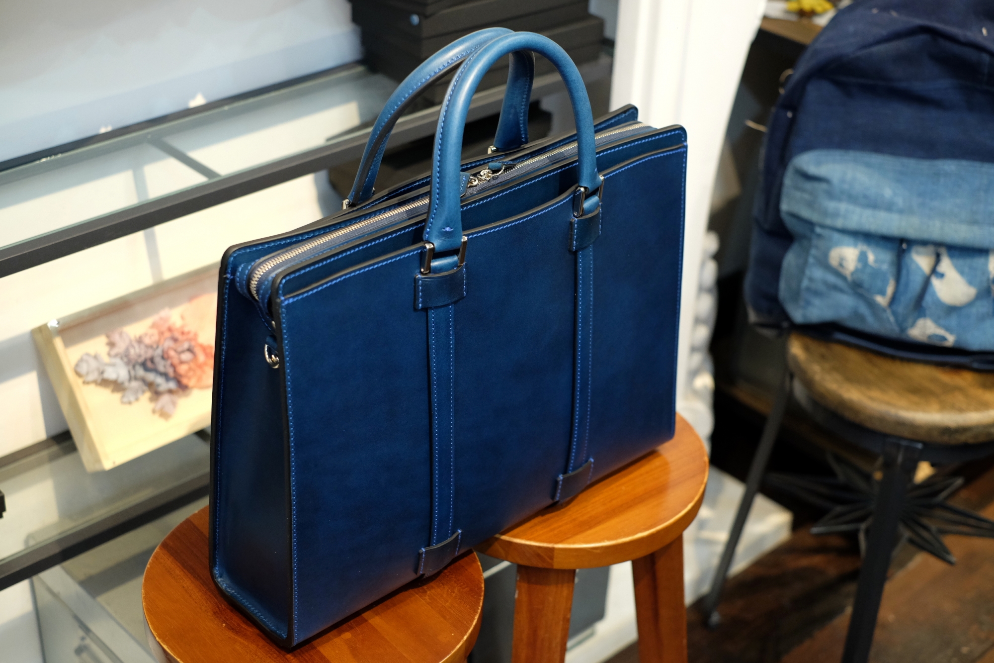 ル・ボナーさんの天ファスナーブリーフ、遅れていたブルーが