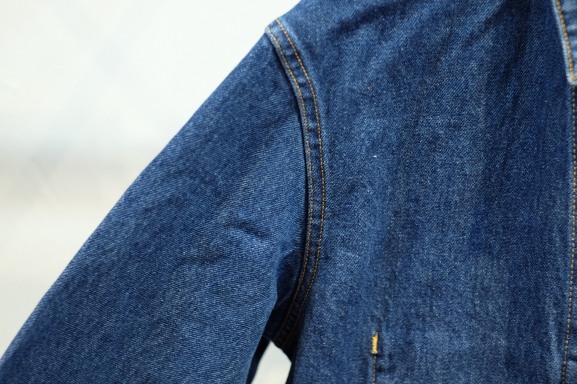 KUON　襟裂織り　フィールドジャケット　デニム KUON 襟裂織り フィールドジャケット デニム