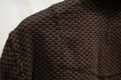 KUON 刺し子織カバーオール KUON（クオン）さんに別注した、二重十字刺し子織・カバーオール