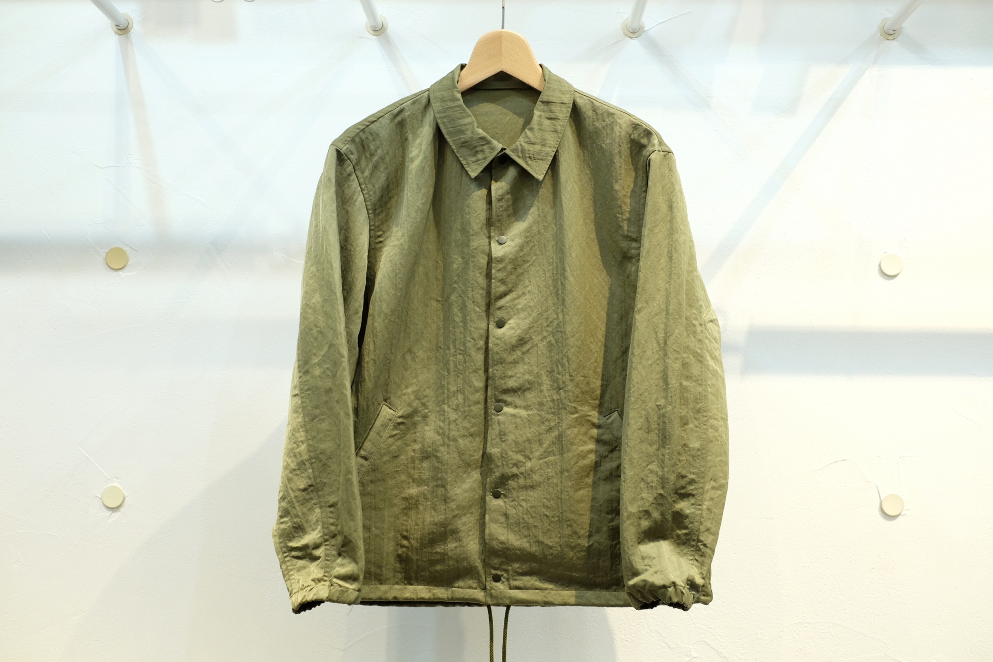 KUON 刺し子織カバーオール KUON（クオン）さんに別注した、二重十字刺し子織・カバーオール