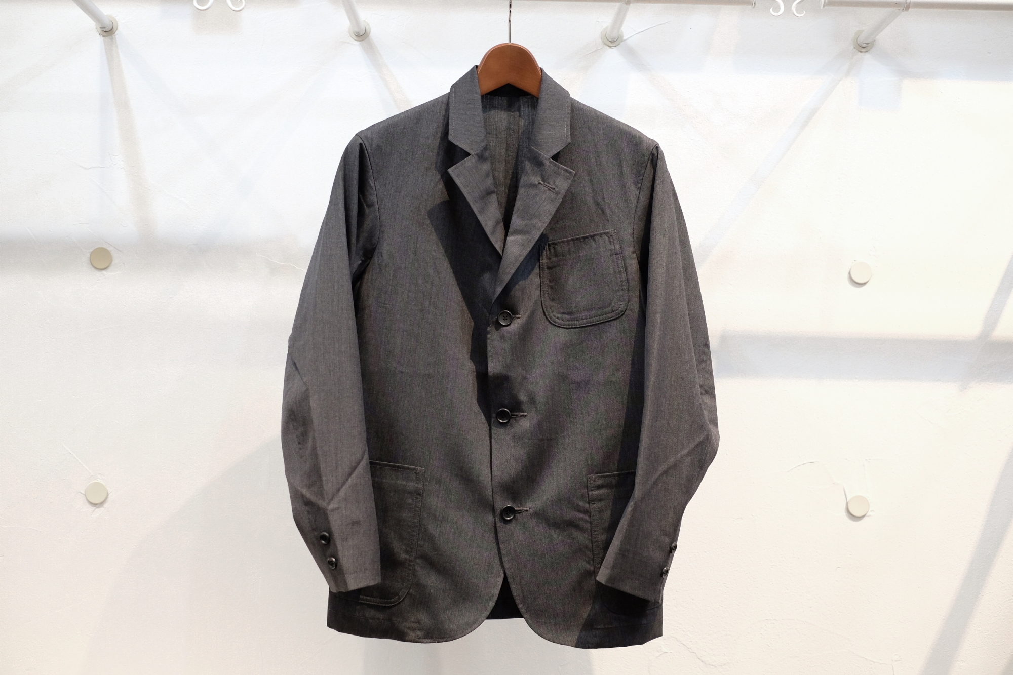 WORKERSワーカーズ Creole Jacket コットンリネン白38 WORKERSワーカーズ Creole Jacket コットンリネン白38