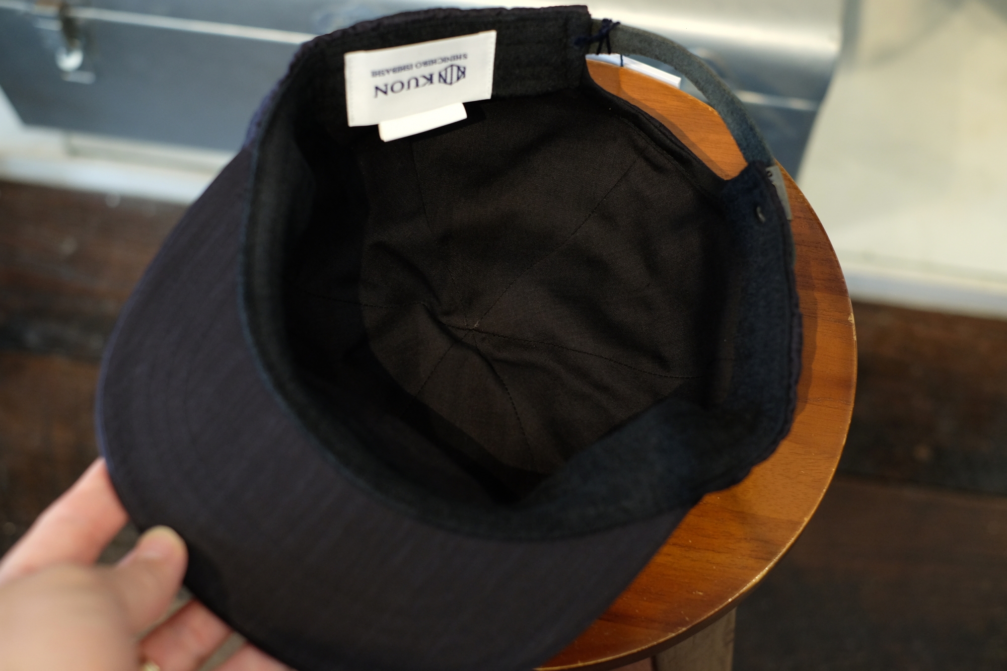 KUON クオン　キャップ 未使用 KUON クオン 襤褸 5PANEL CAP キャップ ジェットキャップ