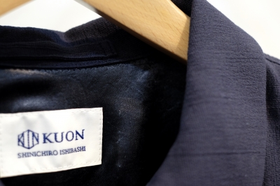 KUON 和紙クレープ・アセテート・ジップアップ　ブルゾン KUON（クオン）さんの最高に気持ちいい和紙クレープ・ジップアップ