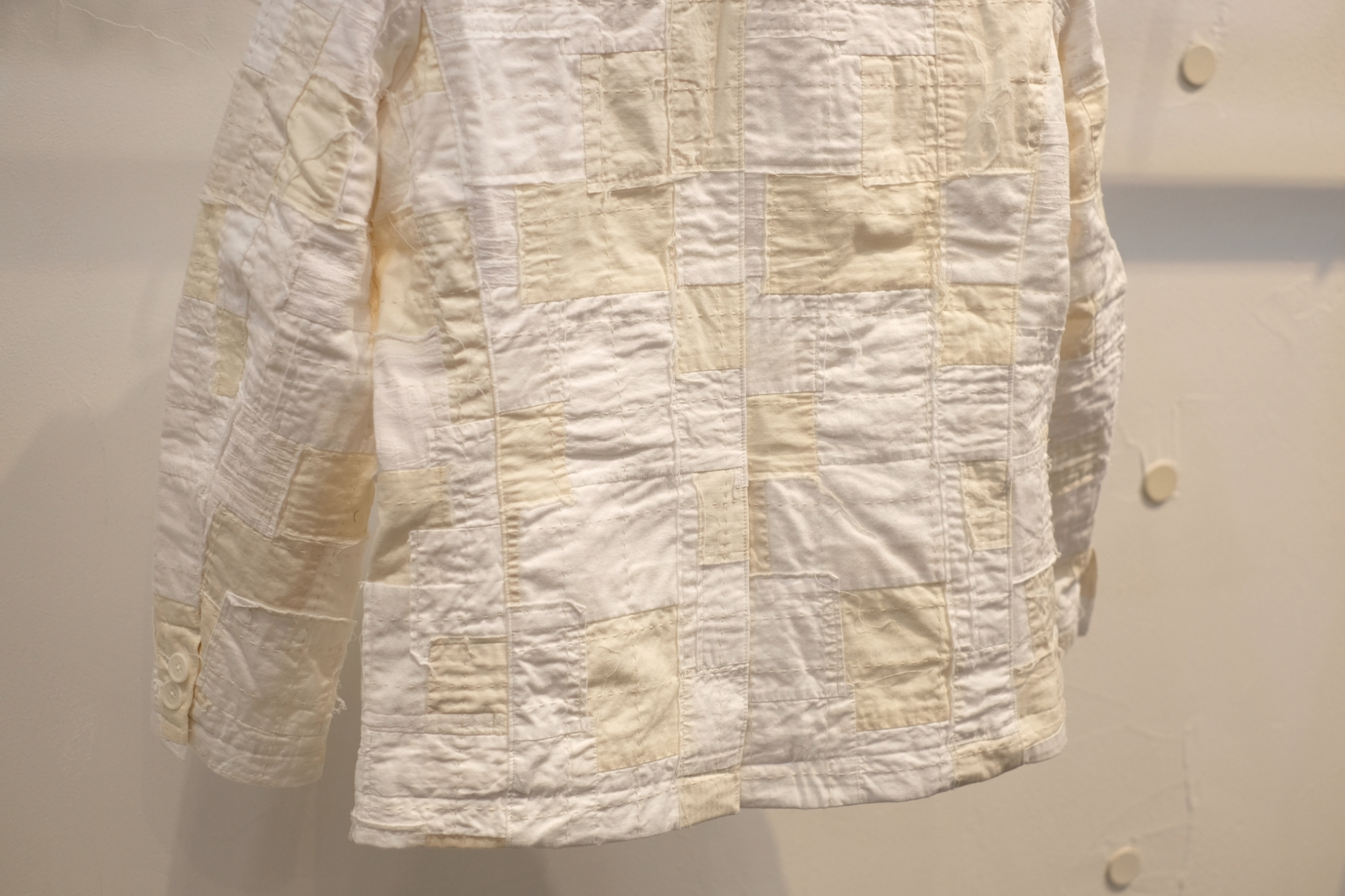 KUON 生成りアップサイクル 襤褸 イージージャケット