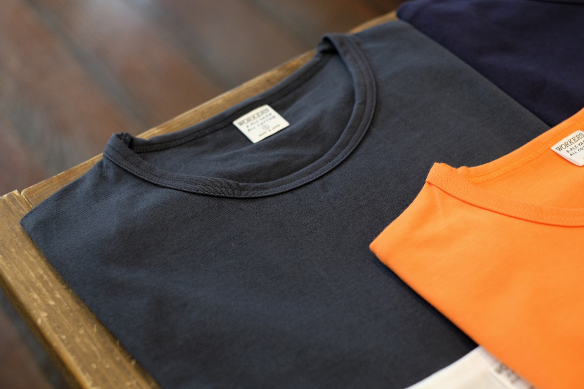 Workers（ワーカーズ）さんの、今年もちょっと別注にて3PLY-Tシャツ