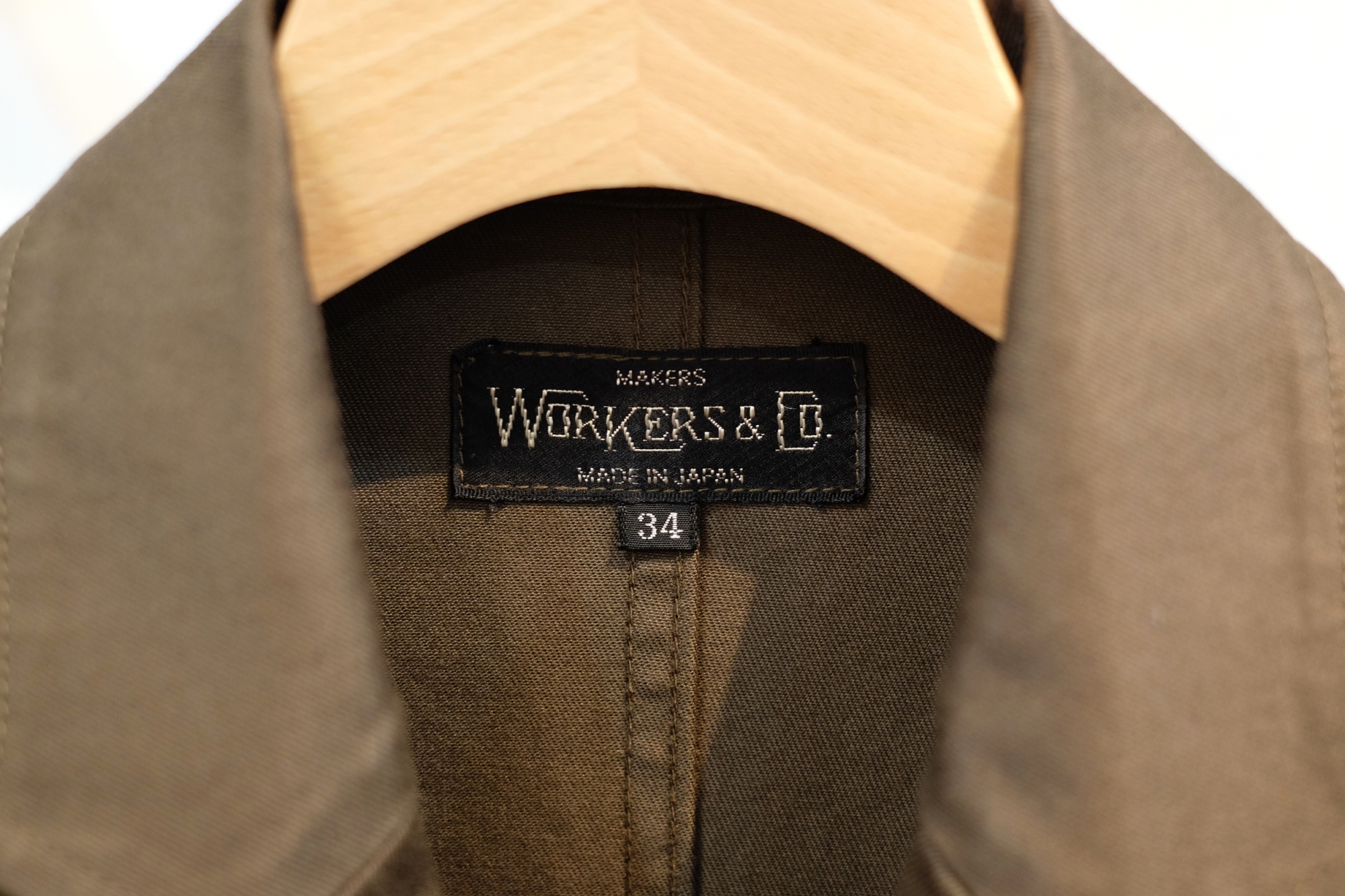 JAPAN WORKERS MADE ブラウンジャケット。 JAPAN WORKERS MADE ブラウンジャケット。