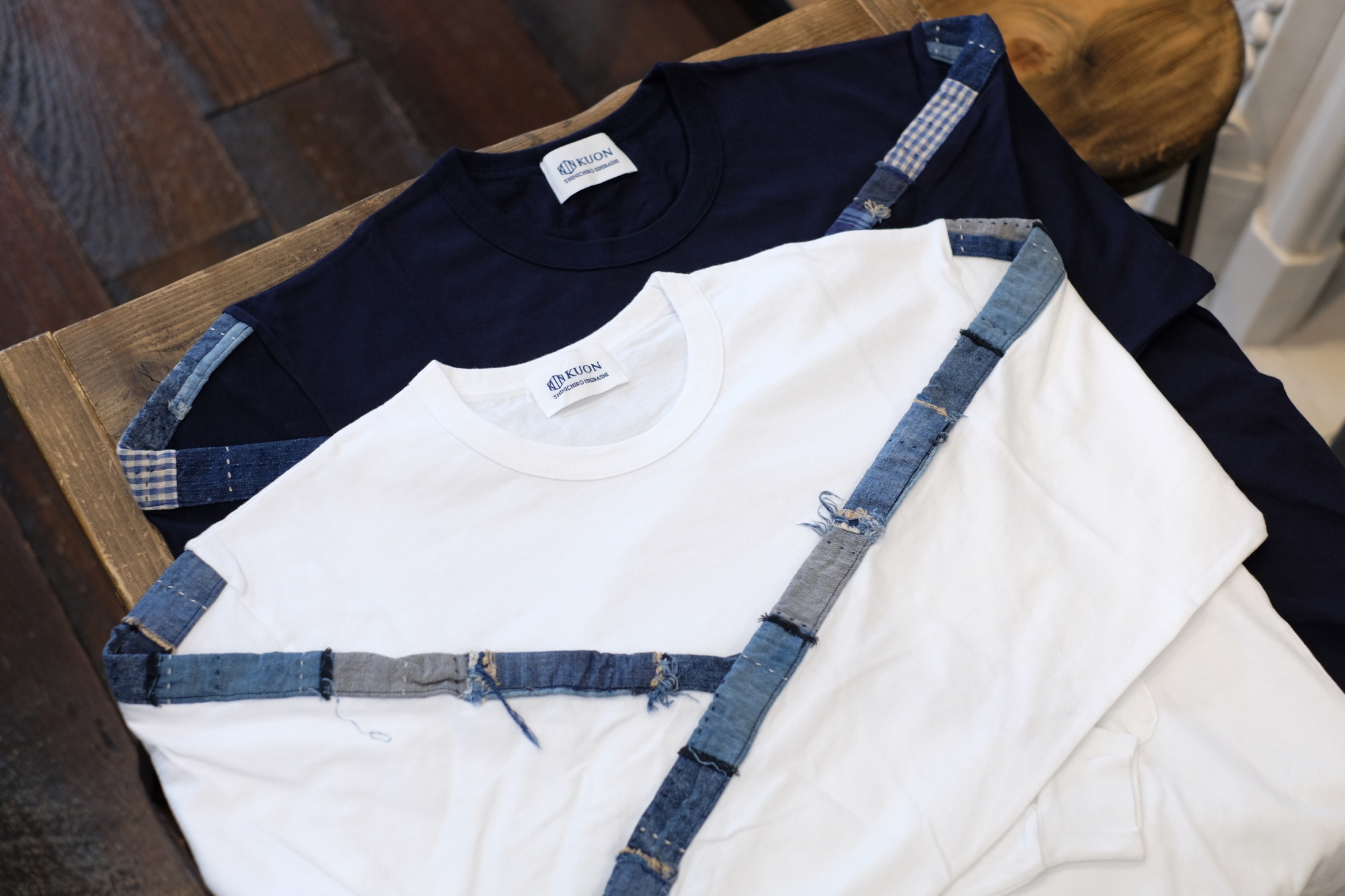 KUON（クオン）さんのアップサイクル襤褸、ロングTシャツについて 